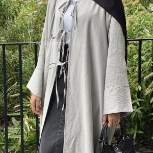 TIED BOW ABAYA